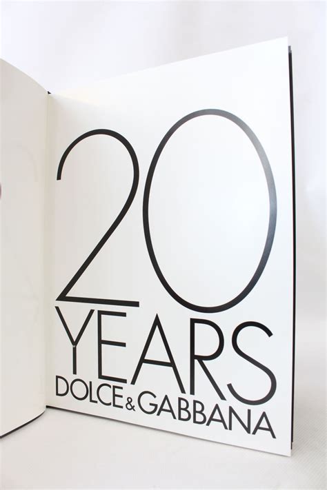 20 years dolce gabbana book